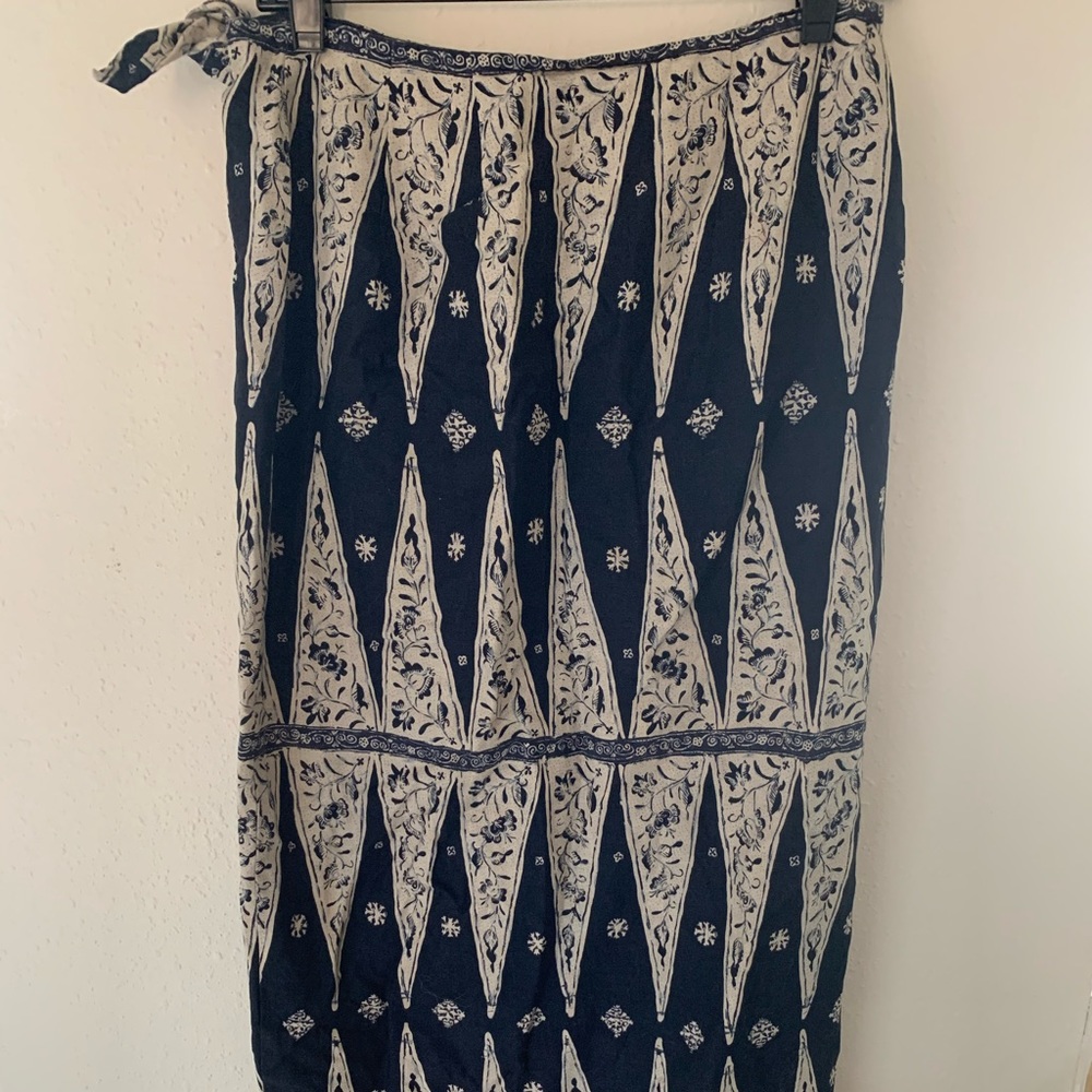 Wrapped Lauren long skirt